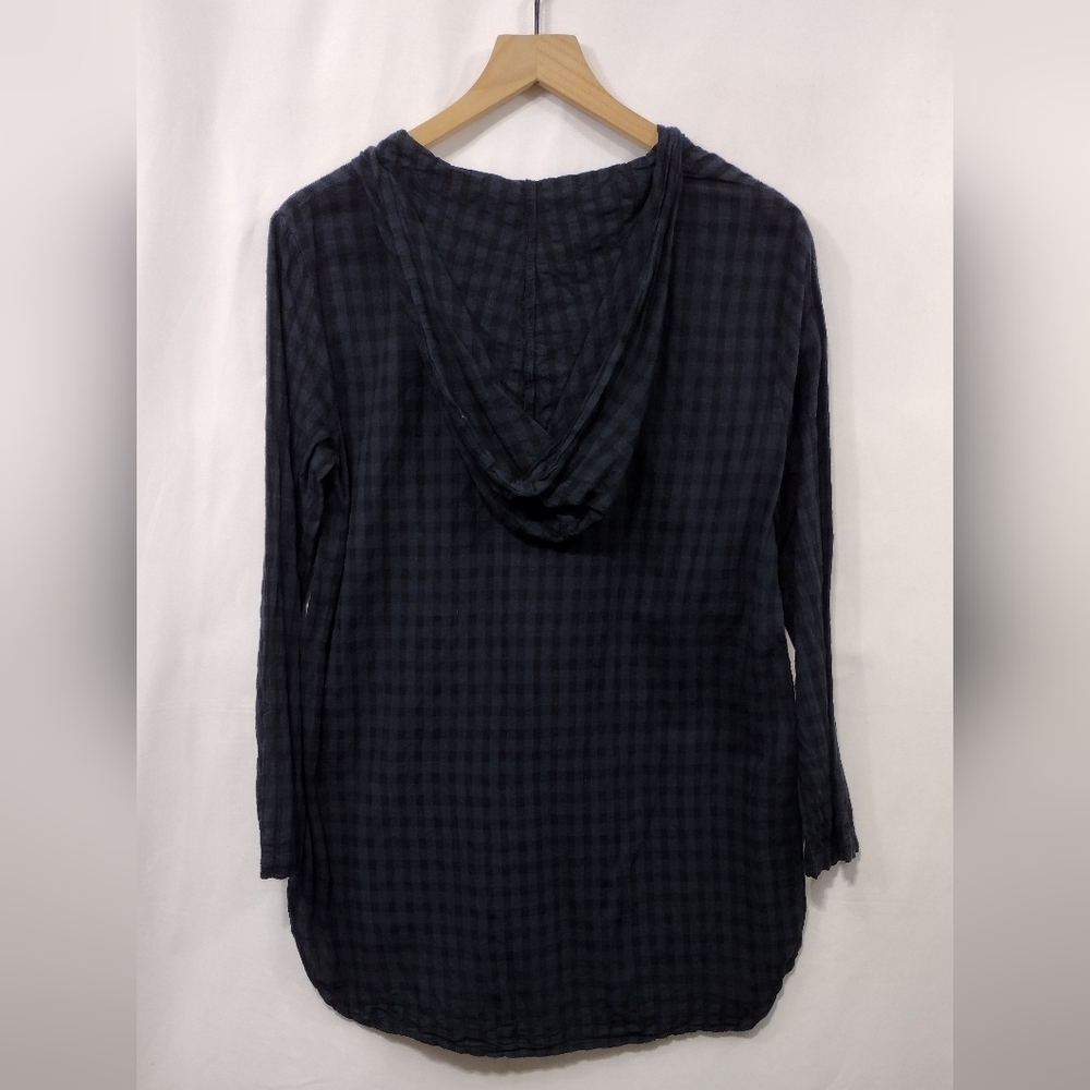 Billabong Aloha Lace Up Tunic Swim Cover-up Women's L Black Vacation Retro 90s - Picture 7 of 9